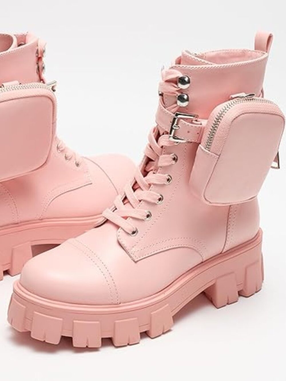 Women’s Combat Boots | Chunky Platform Lace-Up Booties